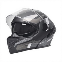 Casque unisexe à double visière style Mecha certifié DOT, convertible intégral/ouvert, pour toutes les saisons, vente en gros