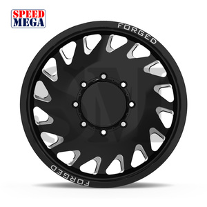 ล้ออัลลอยปลอมแปลงสีดำ20ถึง28นิ้ว8.25J PCD 6X139.7 8 × 165.1 CB 77.8 10x225 8X6.5สำหรับ Ram1500 2500 - Product Image 4