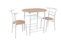 Table à manger moderne en bois 4 chaises ensembles pour salon meubles de maison caoutchouc bois ensemble de salle à manger panneau