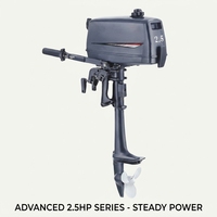 Moteur hors-bord 2 temps 2,5 CV, moteur marin professionnel à essence, portable, durable, puissant, pour petits bateaux