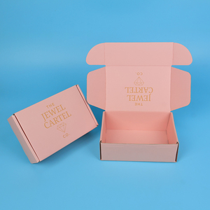 Cajas de Embalaje para Joyería con Estampado en Dorado Rosa, con Logotipo y Tamaño Personalizados para Pequeñas Empresas - Product Image 2