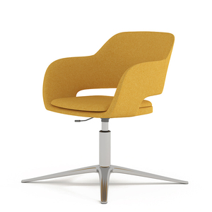 Sandalye fabrika özel Metal çelik boru baz soğuk tedavi yüksek esneklik kalıplı köpük ofis ziyaretçi bekleme resepsiyon odası sandalye - Product Image 5