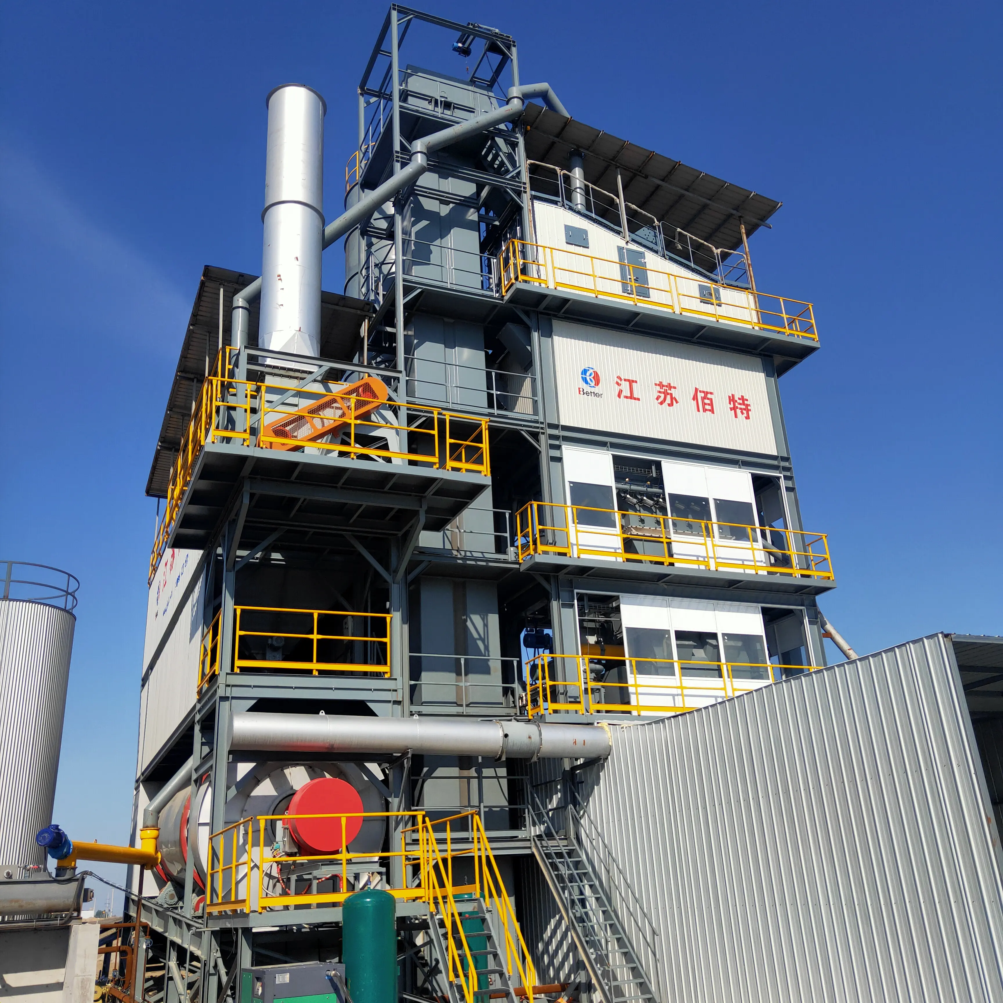 Fabricação chinesa Asfalto Mistura Planta B2000 Planta De Mistura De Concreto com 165TPH Venda Quente