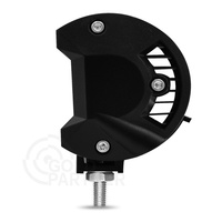 Lampe de travail LED en aluminium 72w, 4 pouces, 4 rangées, projecteur en forme de dôme, pare-chocs avant modifié, lampe de travail led