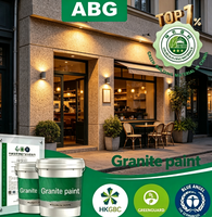 Peinture acrylique résistante au gel et au dégivrage, peinture murale texturée effet granit pour façades de bâtiments de villes montagneuses froides
