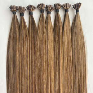 Mouvement naturel autorisé avec ces extensions de cheveux humains, dotées d'extensions de cheveux plates en kératine K-tip simples et indolores. - Product Image 1