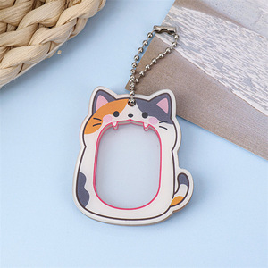 Porte-cartes photo en acrylique avec motif animal de dessin animé mignon, impression UV, cadeau souvenir, vente en gros - Product Image 2