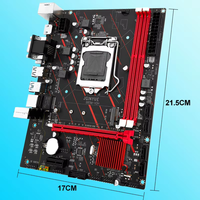 Carte mère de bureau GINYUE B85M-VDH M-ATX, socket LGA1150, 2x DDR3 Max 16 Go, M.2 NVMe DVI VGA, prend en charge les processeurs de 4e génération