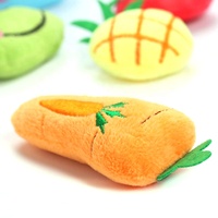 Jouets en peluche mignons pour chats avec herbe à chat - Formes de carotte, ananas, fraise, grenouille, lapin - Interactifs pour le jeu autonome et le soulagement des dents des chats