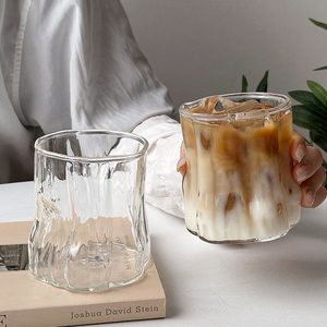 Cristalería Vintage para beber, vasos de cóctel ondulados para café helado, 10oz/300ml - Product Image 5