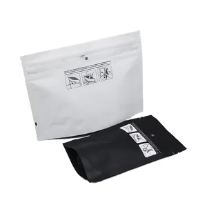 Custom Printed Reusable Plastic Zip Resealable Lock Dispensary Exit Mylar Child Protection Bags Smell Proof Mylar Bag