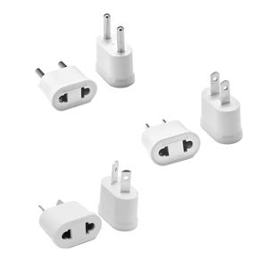 OEM Cobre Pequeño EE. UU. a Europa a AU EE. UU. Adaptador de enchufe Europa/Asia a EE. UU./Canadá Adaptador de enchufe europeo de enchufe de pared - Product Image 1