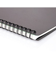 Planificateur de productivité réutilisable et sans date, format lettre A4 A5, pages de notes doublées et pointillées, carnet à spirale intelligent avec logo personnalisé