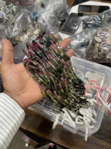 Multi Tourmaline Smooth Square Beads Genuine Tourmaline Gemstone Strand for Jewelry Making, Multi Tourmaline Beads, Gemstone - Product Image 6