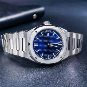 Logotipo personalizado Reloj de pulsera Uhr Herren Pulsera de acero inoxidable Relojes de cuarzo Hombres Relojes de acero de lujo - Product Image 2