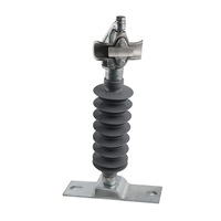 Isolateur horizontal en polymère pour ligne haute tension 33KV, conforme aux normes IEC 61109 / ANSI C29.11