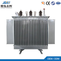 Transformateur immergé dans l'huile triphasé YongHui 3150KVA 35kV/10kV-380V AC/DC, bobines en cuivre/aluminium, pour utilisation en sous-station, haute performance