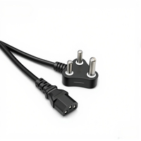 Câble d'alimentation en cuivre SANS Standard 16A 250V, certifié SABS, prise sud-africaine à 3 broches C13 pour serveur, PDU, UPS, câble d'alimentation SANS
