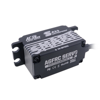 AGFrc-cuerno de Metal sin SA33, programable, 33KG, pieza de coche teledirigido, bajo perfil, resistente al agua, Servo inteligente Digital