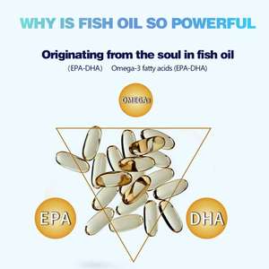 Oem/Odm barang bagus kemasan jumlah besar tidak ada warna buatan Omega 3/Minyak Ikan Kapsul Softgel Kanada untuk meningkatkan kekebalan - Product Image 2