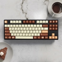 GMK Tiramisu Keycaps Pbt 136 Keys for Cherry Profile Keycap Dz60/RK61/64/Gk61/68/84/87/96/980/104/108 Mechanical Keyboard