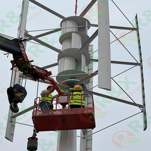 ชุดเครื่องกำเนิดไฟฟ้าพัดลม RX-HV แบบ3เฟส20KW 10KW 5KW 3KW 3ใบพัดแบบอลูมิเนียมลมแนวตั้งสำหรับบ้าน - Product Image 6