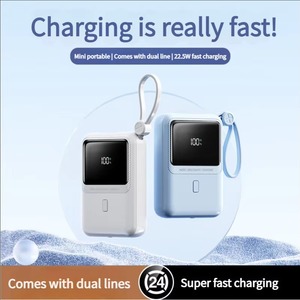 Mini xách tay điện thoại di động sạc LED hiển thị lớn 10000mAh sạc nhanh công suất tự-belt 'treasure' cho Micro USB sao lưu - Product Image 6