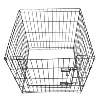 Enclos d'extérieur noir pour animaux de compagnie/chenils pour chiens et cage pour chien chenil pour chien