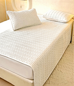 Maschinenwaschbare Kühlende Matratzenauflage & Topper mit Silikon-Memoryschaum Antibakteriell für den Hausgebrauch Ganzjahres-Matratzenschoner - Product Image 2