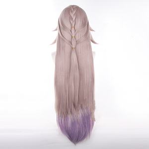 Vente en gros Honkai Star Rail the <span class=keywords><strong>Herta</strong></span> perruque Cosplay 110cm de long droit violet mixte synthétique Anime Halloween fête Cosplay perruque - Product Image 5