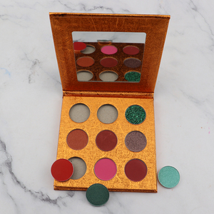 Highly Personalized Small Palette Shimmer Finish Matte Powder DIY <strong>Makeup</strong> Glitter Pigments Dark <strong>Orange</strong> Empty <strong>Eyeshadow</strong> - Product Image 2