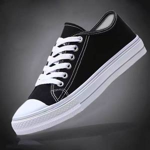 Men's <b>Round</b> Toe <b>Canvas</b> Shoes Summer Breathable Non-slip Sneakers 2026 New Slip-on Athletic Casual Shoes - Product Image 6