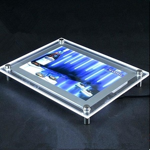 Crystal acryl led poster frame light box