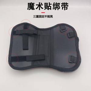 Sac de vélo rigide pour tube avant avec poche pour téléphone, étanche, écran tactile, sangle réglable, noir - Product Image 2