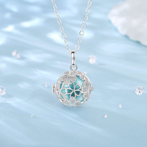 Collana con Campanella dei Desideri per Donne in Gravidanza, Gioiello Musicale Angel Chime Caller Bell - Product Image 3