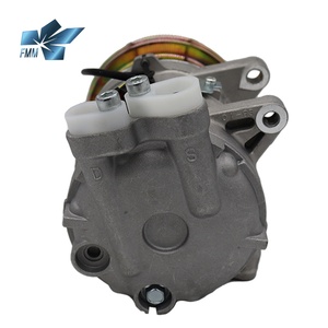 Compresor de Aire Acondicionado Electrónico para Automóvil 92600-OW803 de 12 V para Nissan Terrano, Compresor de Aire Acondicionado CWV617 92600-58N00 - Product Image 3