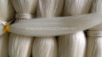 Extensions de cheveux de chèvre cheveux de queue de yak type droit