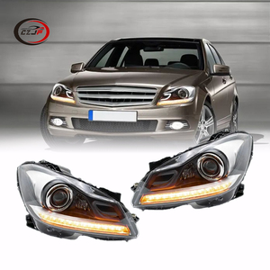 Phare de classe LED modifié CZJF pour Benz W204 C-CLASS édition générale à Deluxe 2011 2012 2013 2014 lampe frontale DRL Tunn Signal - Product Image 1