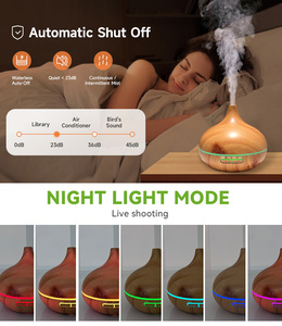 300ml bằng gỗ di động khuếch tán mùi hương máy tinh dầu hương liệu dẫn ánh sáng máy siêu âm hương thơm khuếch tán không khí cho nhà - Product Image 5