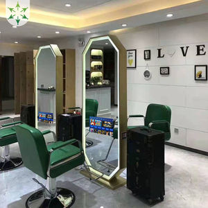 Table à miroir tactile super simple LED Miroir rouge en filet double face + écran intelligent pour <span class=keywords><strong>salon</strong></span> de coiffure ou <span class=keywords><strong>salon</strong></span> - Product Image 6