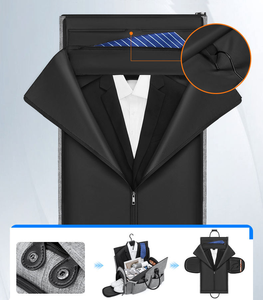 Foldable Waterproof Zipper Short Travel Handheld Shoulder Trolley <b>Suit</b> <b>Bag</b> Trolly <b>Bag</b> Roller <b>Bag</b> Spinner Suitcase Luggage - Product Image 5