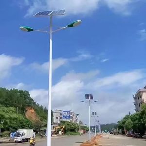 Farola Solar LED de 6m con Celda Solar Mono Si, Diseño de Nudo Chino, Iluminación Exterior Rural - Product Image 3