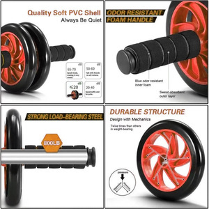 Fitness Set Abdominal Fitness <b>Wheel</b> Indoor Sports Product Push up Support ab <b>Wheel</b> Comprehensive Training Fitness - Product Image 5