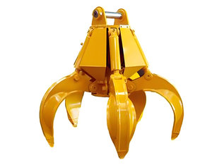 Pinza Elettroidraulica Multilobata MRT ad Alta Efficienza, Capacità di Presa 15 Tonnellate, per Carico Rottami di Pietra, Apertura Mascella 4,2m, Garanzia 1 Anno - Product Image 2