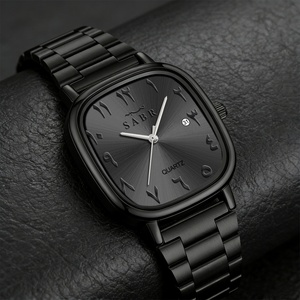 Montre de marque japonaise en acier inoxydable, alliage, quartz, montre de luxe haut de gamme pour homme, montre de business Sabr - Product Image 2