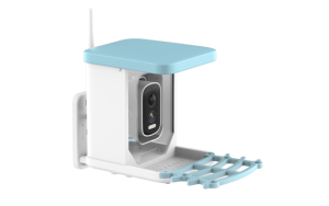 リス対策 エコフレンドリー 耐久性のある木製 スマートバードフィーダー AI種識別 5MP HDカメラ デュアル充電 連続 - Product Image 2