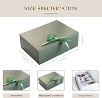 Boîte cadeau pliable haut de gamme en papier recyclé avec gaufrage et doublure en mousse, emballage personnalisé pour mariage, anniversaire, fête, et aliments pour bébé