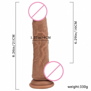 Masturbador Femenino con Simulación de Pene, Tamaño Grande, Silicona Suave, Textura Similar a la Piel, Ultra Grueso, Falso, Tamaño Mediano, Juguete Sexual Sexy - Product Image 6