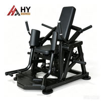 Machine à abductions de la hanche réglable à charge libre pour l'entraînement des jambes, avec plateau de pieds en acier inoxydable et points de fixation de bandes intégrés, usage commercial
