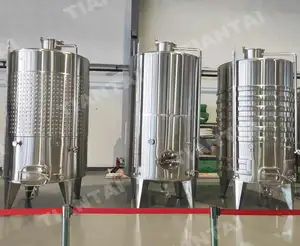 Fermenting Machine 1000 Gallon Stainless Steel Jacketed TIANTAI Grape Wine Fermenting Grape Wine Making Machine